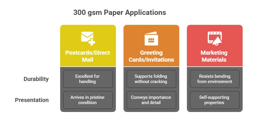 Applications for 300 gsm paper