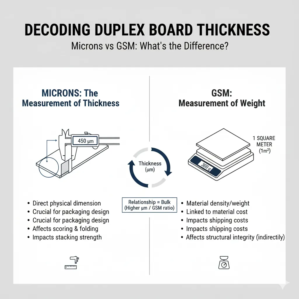 Decoding Duplex Board Thickness: Microns vs GSM