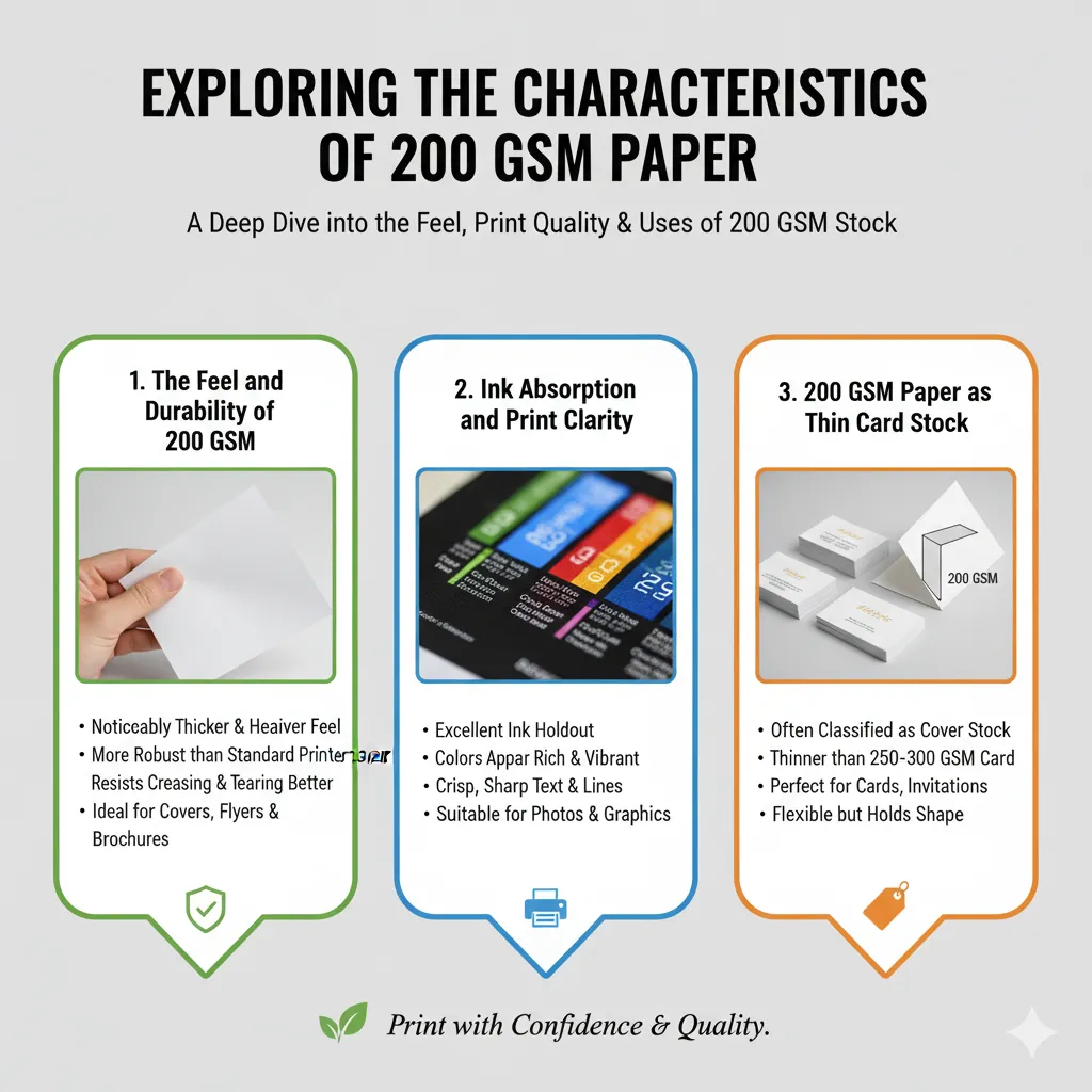 Exploring the Characteristics of 200 GSM Paper