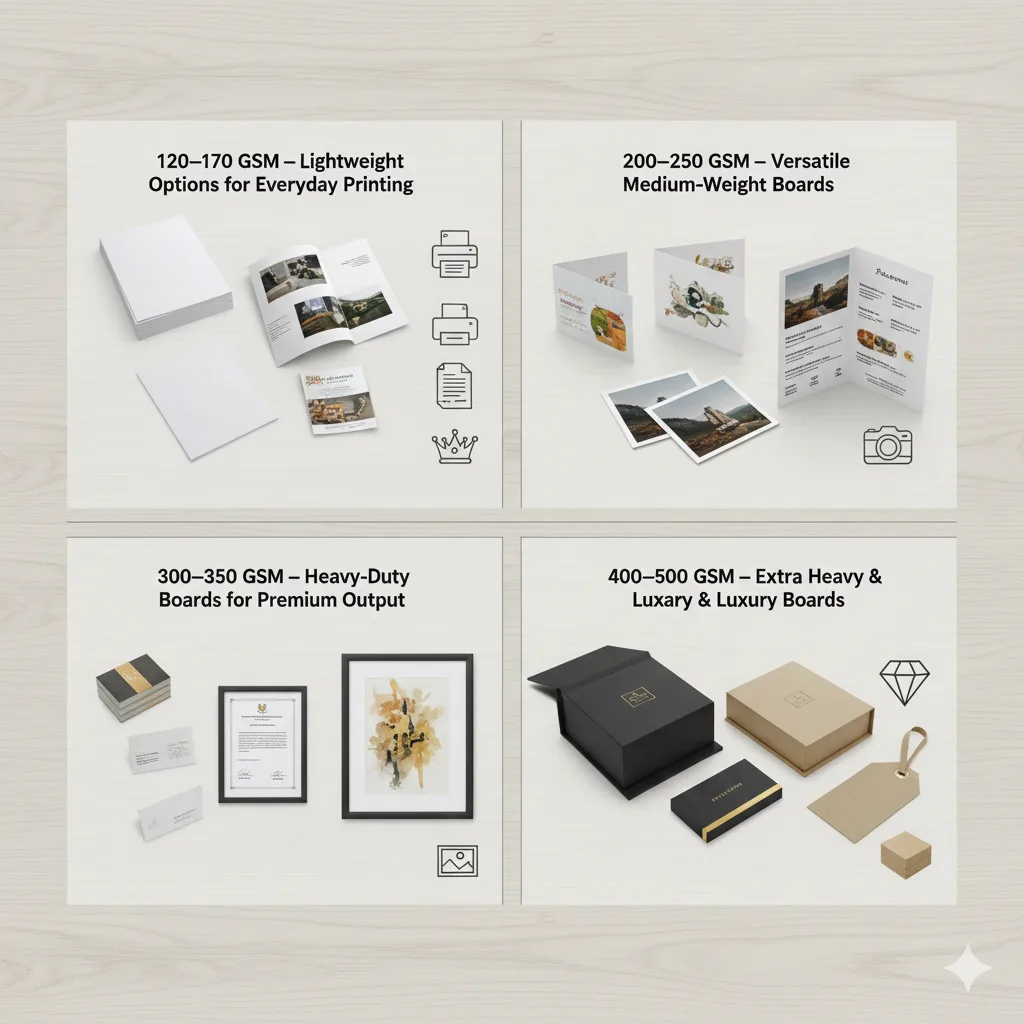 Top GSM Paper Board Options for Digital Printing