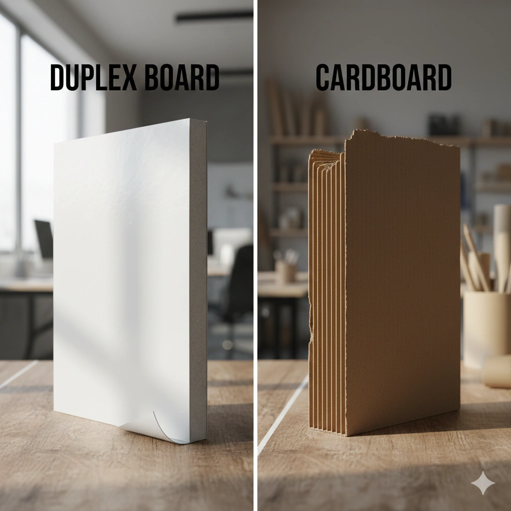 Cost Comparison: Duplex Board vs. Cardboard