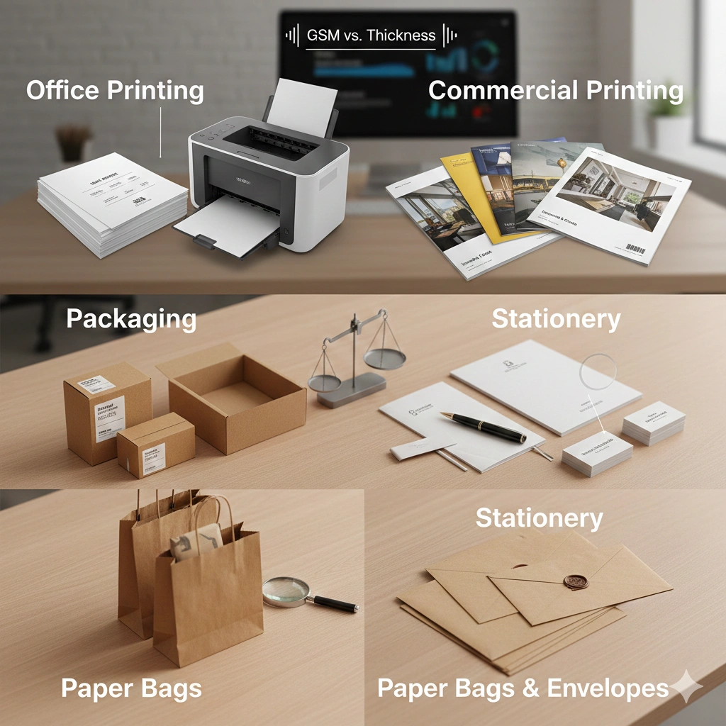How to Choose the Right Paper: GSM vs Thickness by Use Case