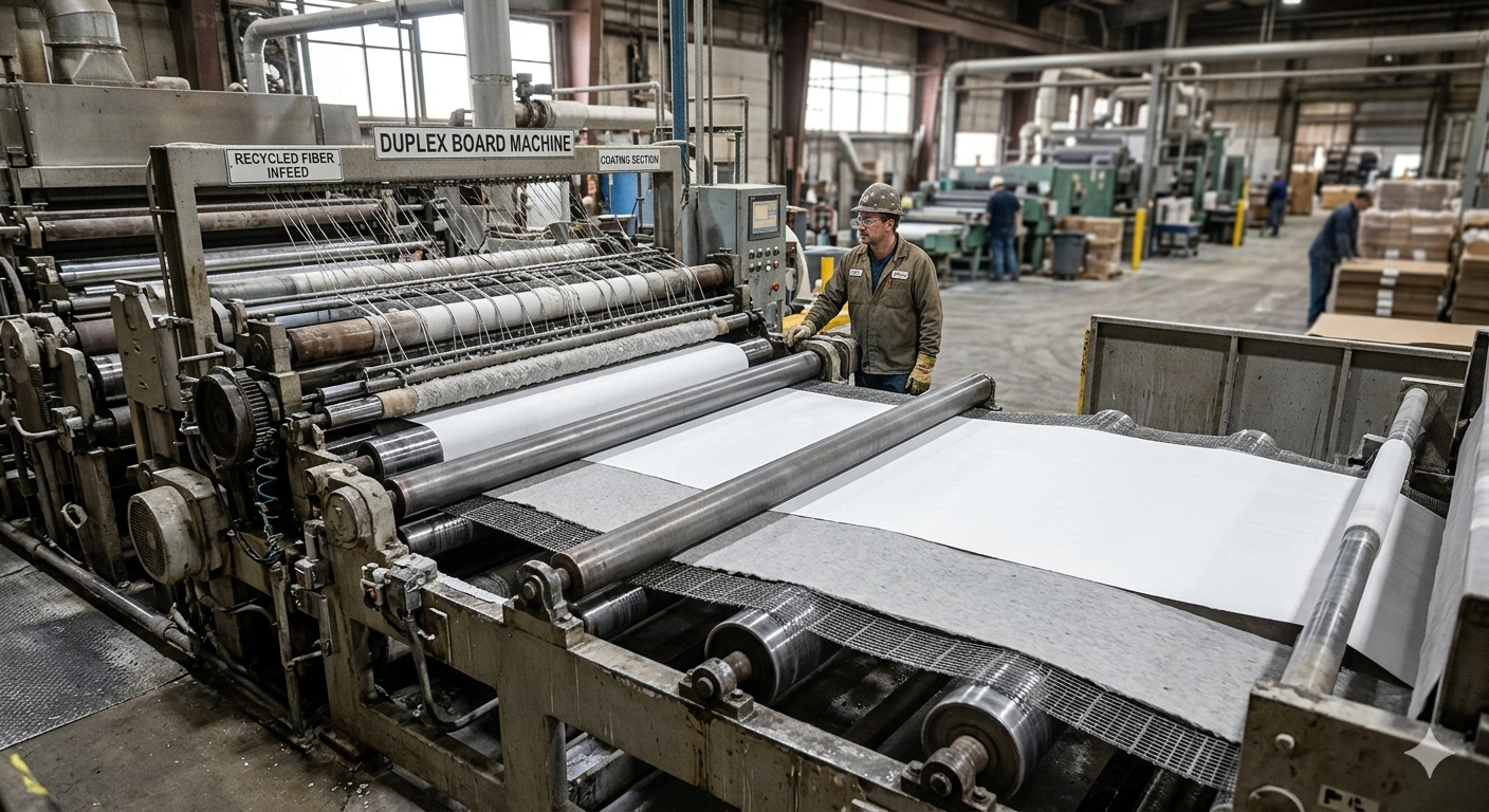 how made duplex board 