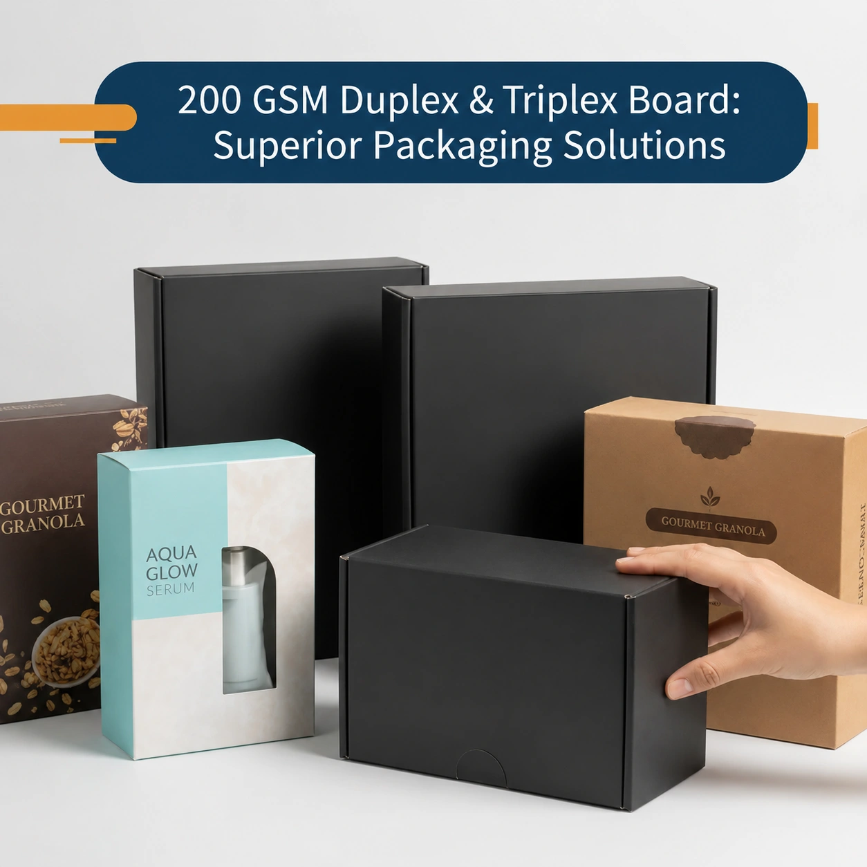 200 GSM Duplex & Triplex Board: Premium Packagign Solution