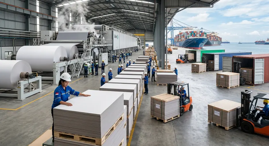 Duplex Board Manufacturer & Exporter in Indonesia