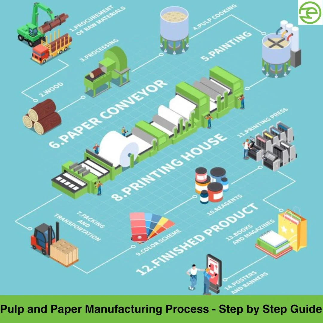Pulp and Paper Manufacturing Process - Step by Step Guide