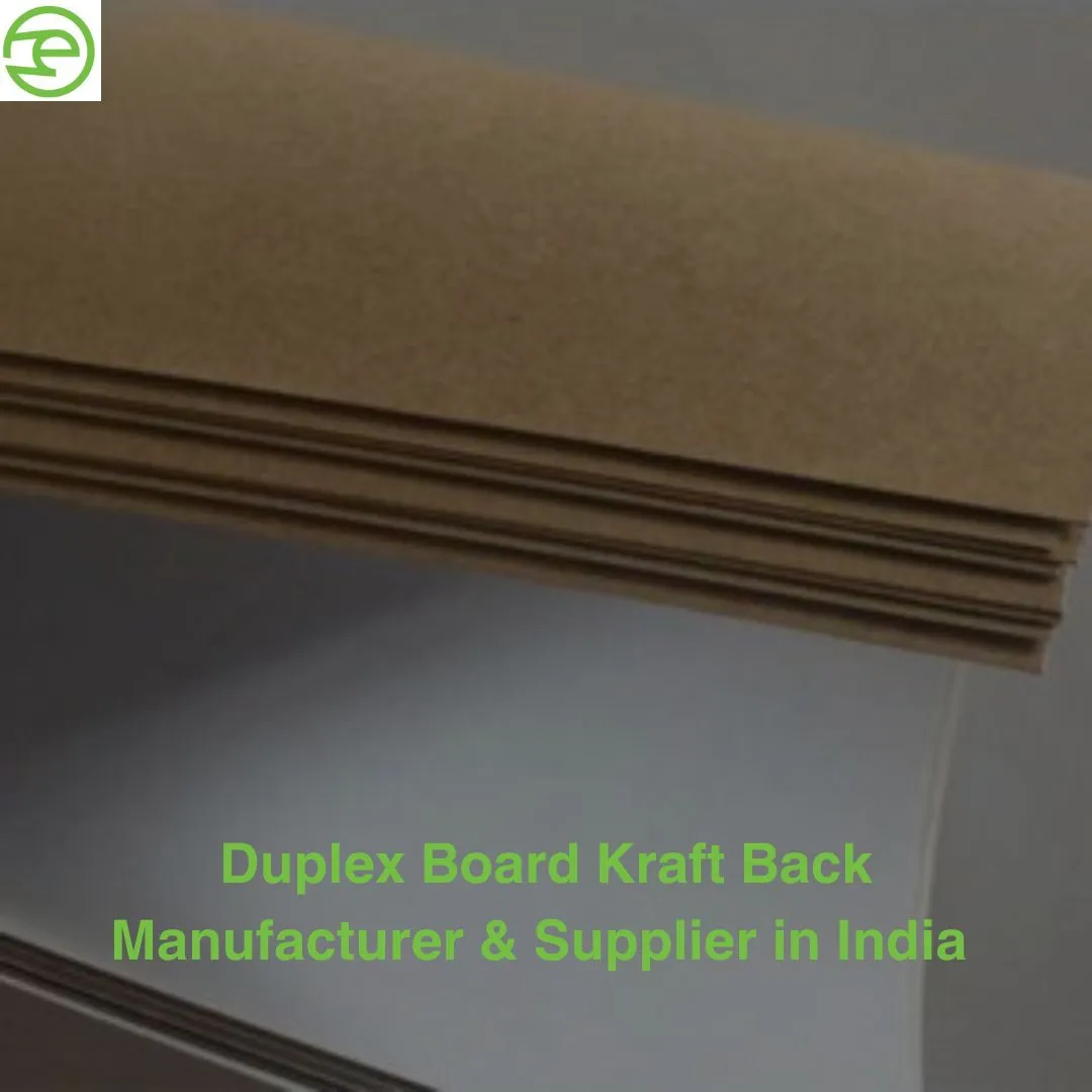 Duplex Board Kraft Back Manufacturer & Supplier In India